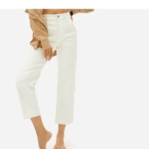 Everlane Straight Leg Crop pant NWT, Sandstone, sz 12